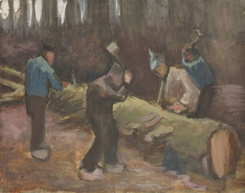 258-Vincent van Gogh-Taglialegna, 1882 - Kroòòer-Muller Museum 